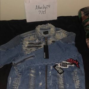 Brand new men’s  Rockstar Original Jean jacket